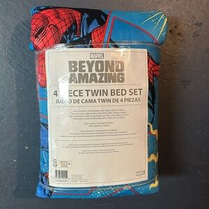 Brand New Spiderman Twin Bed Set!